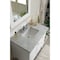 James Martin Vanities Palisades 36in Single Vanity, Bright White w/ 3 CM Carrara Marble Top 527-V36-BW-3CAR - alternate 4